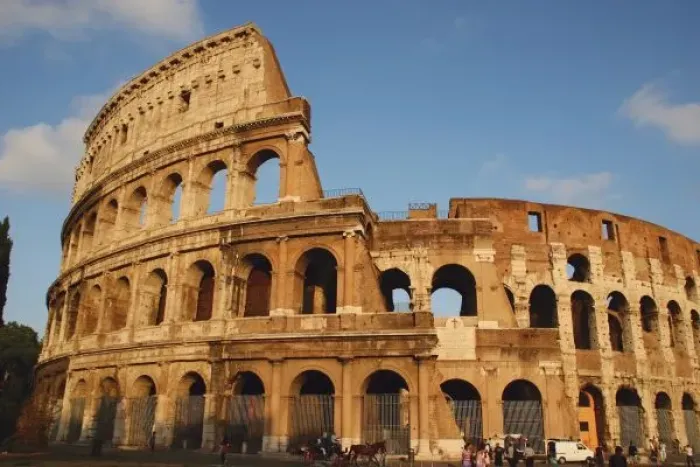 Framed Print : Roman Art. The Colosseum or Flavian Amphitheatre. Outside view. Rome. Italy Framed Print : Roman Art. The Colosseum or Flavian Amphitheatre. Outside view. Rome. Italy