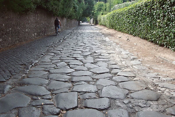 Roman Art. The Appian Way, connecting Rome to Brindisi and Apulia. Republic era. 312 B