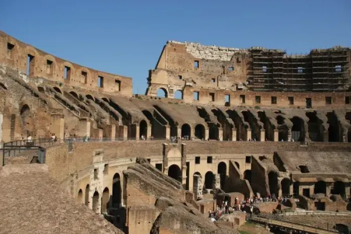 Framed Print : Roman Art. The Colosseum or Flavian Amphitheatre. Inside view. Rome. Italy Framed Print : Roman Art. The Colosseum or Flavian Amphitheatre. Inside view. Rome. Italy