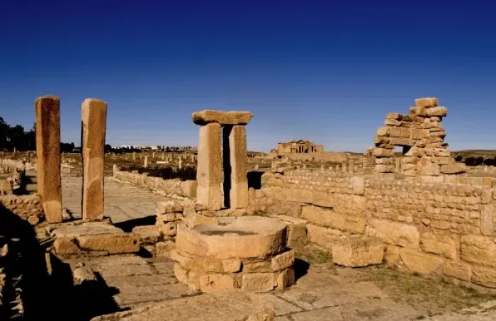Framed Print : Roman ruins of Sufetula in town of Sbeitla in Tunisia in Northern Africa Framed Print : Roman ruins of Sufetula in town of Sbeitla in Tunisia in Northern Africa