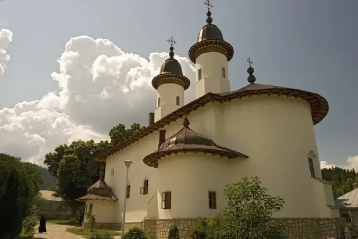 Framed Print : Romania Agapia, Agapia Monastery, Agapia comprises two monasteries: the upper monastery Framed Print : Romania Agapia, Agapia Monastery, Agapia comprises two monasteries: the upper monastery