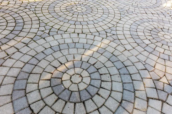 Framed Print : Romania, Alba. Artistic and abstract street paving stones