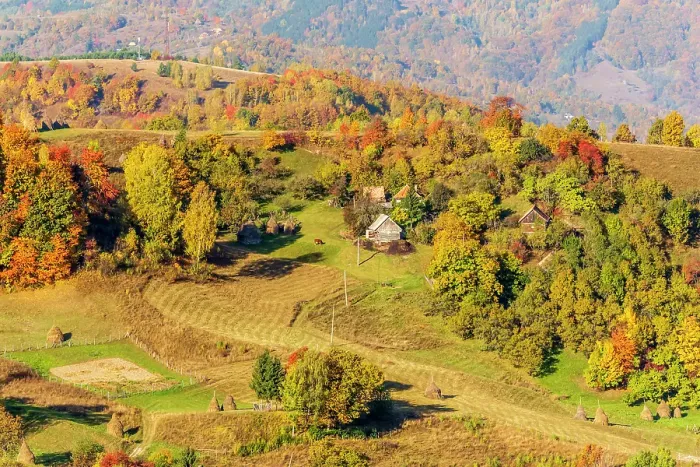 Framed Print : Romania, Alba County, Rimetea, Trascau Mountains Framed Print : Romania, Alba County, Rimetea, Trascau Mountains