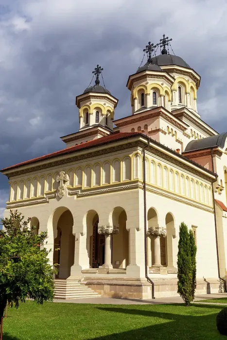 Framed Print : Romania, Alba Iulia. St. Michael's Cathedral, Roman Catholic cathedral and the oldest and the longest cathedral in Romania Framed Print : Romania, Alba Iulia. St. Michael's Cathedral, Roman Catholic cathedral and the oldest and the longest cathedral in Romania