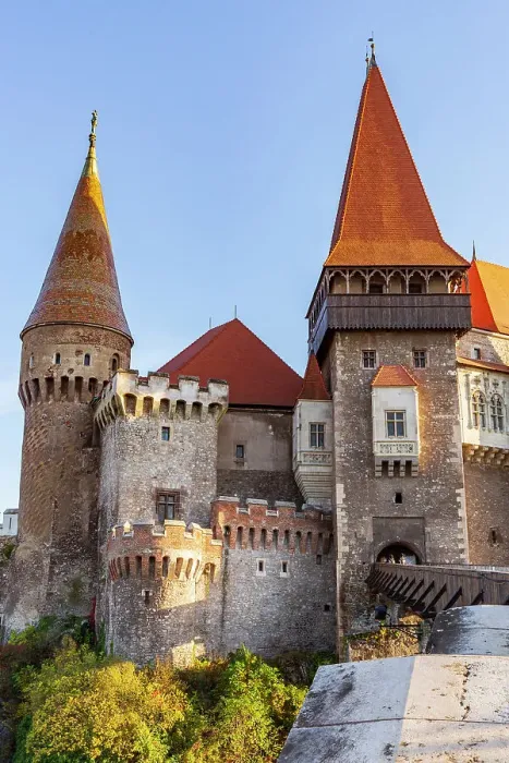 Framed Print : Romania, Hunedoara. Corvin Castle, Gothic-Renaissance castle, one of the largest castles in Europe
