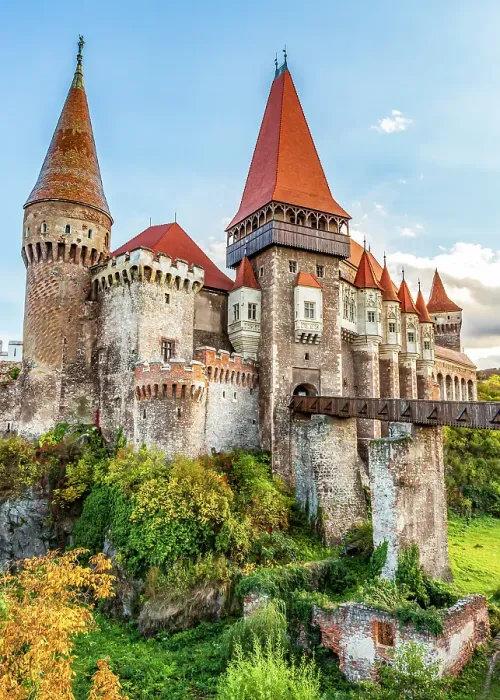 Framed Print : Romania, Hunedoara. Corvin Castle, Gothic-Renaissance castle, one of the largest castles in Europe