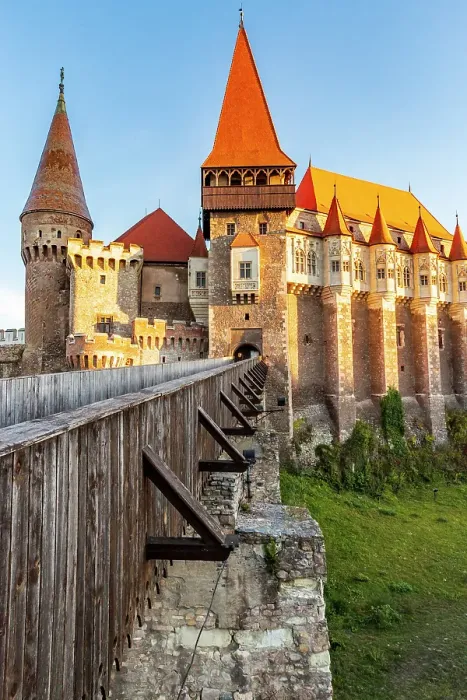 Framed Print : Romania, Hunedoara. Corvin Castle, Gothic-Renaissance castle, one of the largest castles in Europe