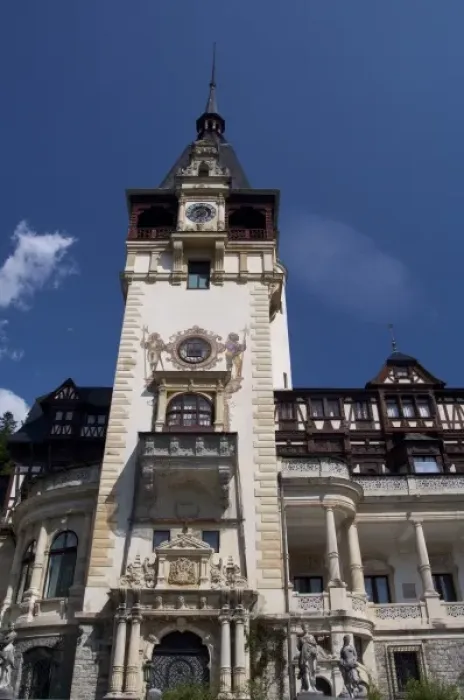 Framed Print : Romania, Sinaia. Neo-Renaissance Peles Castle, c. 1873. Summer residence of King Carol I