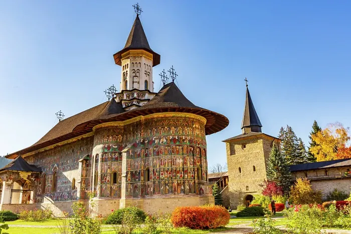 Framed Print : Romania, Transylvania, Bucovina, Suceava County. 16th century painted Eastern Orthodox. Sucevita Monastery Framed Print : Romania, Transylvania, Bucovina, Suceava County. 16th century painted Eastern Orthodox. Sucevita Monastery