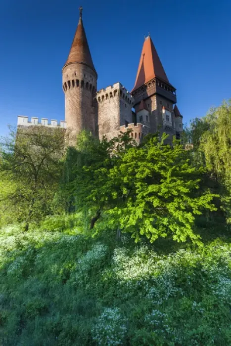 Framed Print : Romania, Transylvania, Hunedoara, Corvin Castle, dawn Framed Print : Romania, Transylvania, Hunedoara, Corvin Castle, dawn