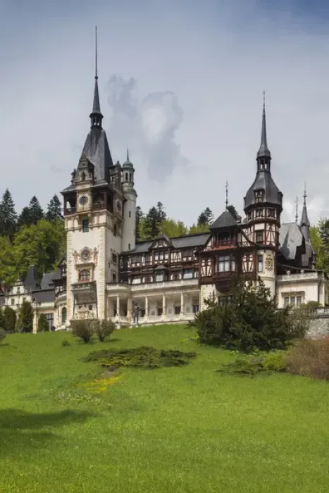 Framed Print : Romania, Transylvania, Sinaia, Peles Castle, built 1875-1914