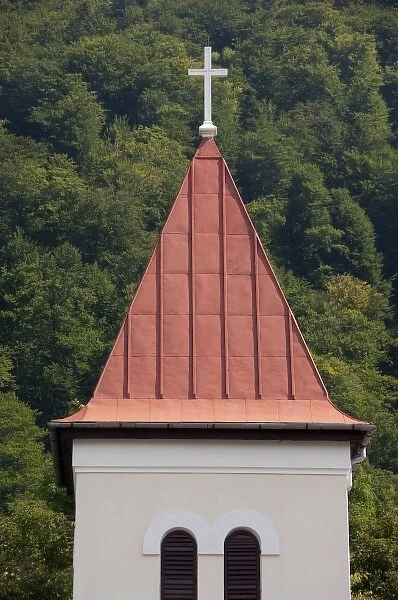 Romania, Wallachia, Sinaia. Church tower