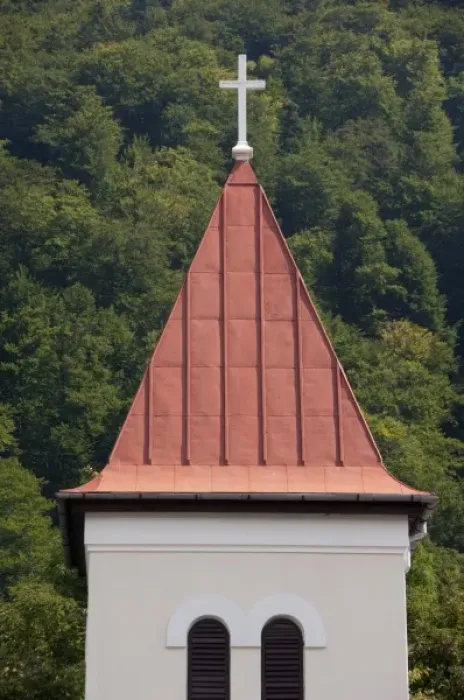 Framed Print : Romania, Wallachia, Sinaia. Church tower Framed Print : Romania, Wallachia, Sinaia. Church tower