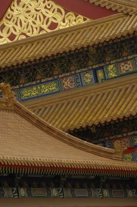 Framed Print : Roof detail Forbidden City (National Palace Museum) Beijing, CHINA