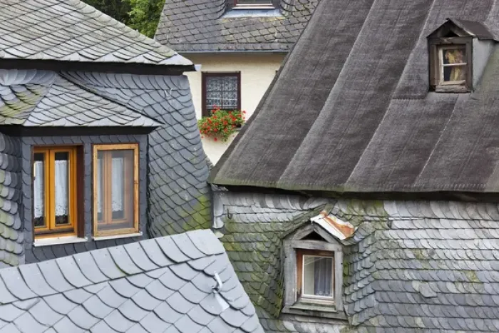 Framed Print : Rooftops, Beilstein, Mosel, Germany Framed Print : Rooftops, Beilstein, Mosel, Germany