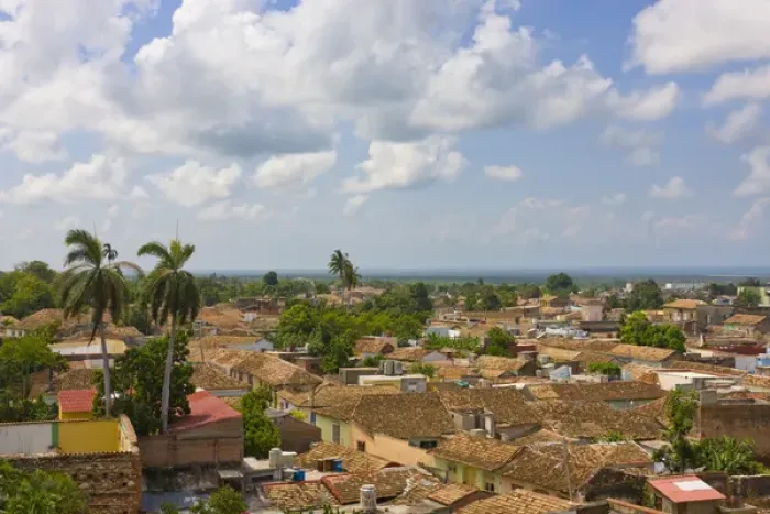 Framed Print : Rooftops, Trinidad, UNESCO World Heritage site, Cuba