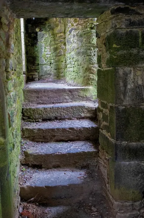 Framed Print : Ross Errily Friary. Located in County Clare, Ireland. These ancient stairs lead to a room that no longer has a roof Framed Print : Ross Errily Friary. Located in County Clare, Ireland. These ancient stairs lead to a room that no longer has a roof