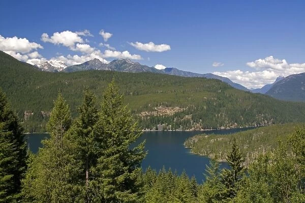 Ross Lake in the North Cascade Range, Washington