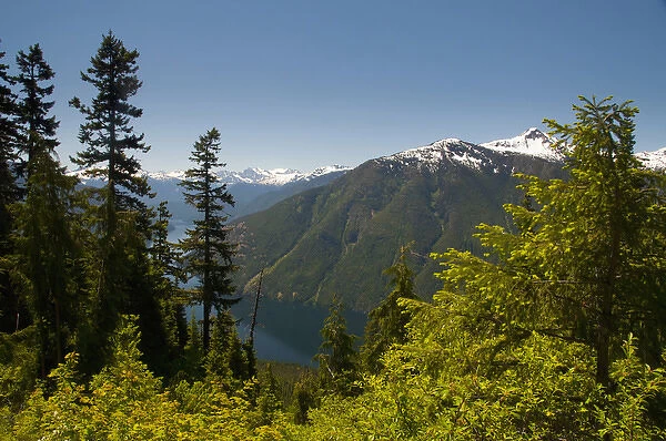 Ross Lake from the Trail to Desolation Peak, North Cascades National Park, Washington, US