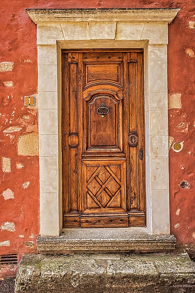 Roussillon doorway, Provence, France