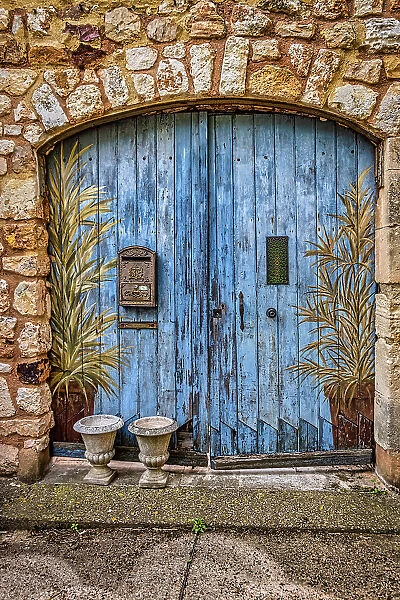 Roussillon doorway, Provence, France
