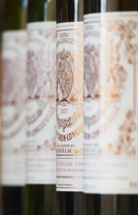 Framed Print : A row of bottles standing in line - Chateau Baron Pichon Longueville, Pauillac, Medoc Framed Print : A row of bottles standing in line - Chateau Baron Pichon Longueville, Pauillac, Medoc