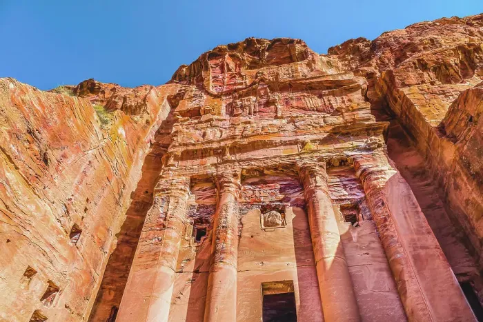 Framed Print : Royal Tombs, Petra, Jordan. Built by Nabataeans in 200 BC to 400 AD