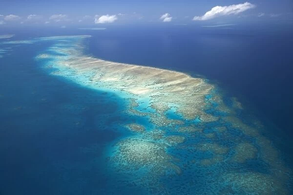 Rudder Reef, Great Barrier Reef Marine Park, North Queensland, Australia - aerial