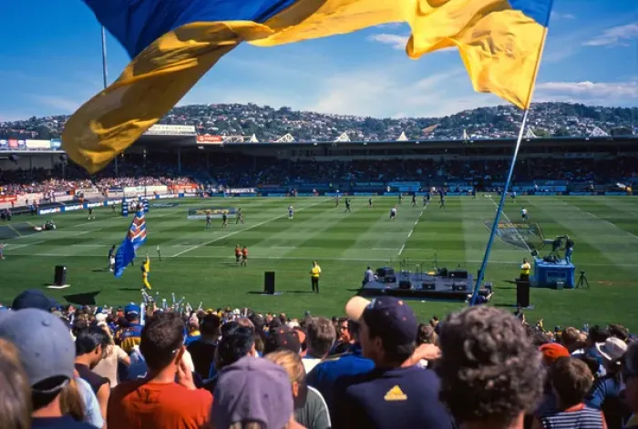 Framed Print : Rugby at Carisbrook, Otago Highlanders vs Stormers, Dunedin