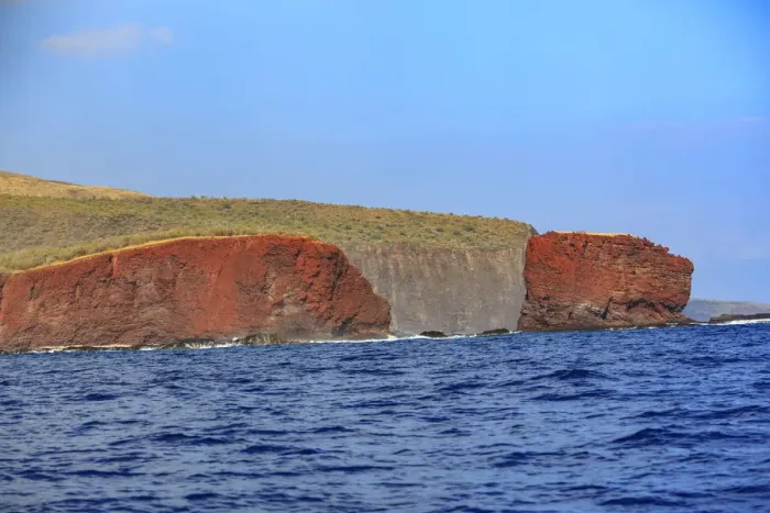 Framed Print : Rugged cliffs and shoreline on the South Shore of Lanai, Kaunoe U, Hawaii, USA Framed Print : Rugged cliffs and shoreline on the South Shore of Lanai, Kaunoe U, Hawaii, USA