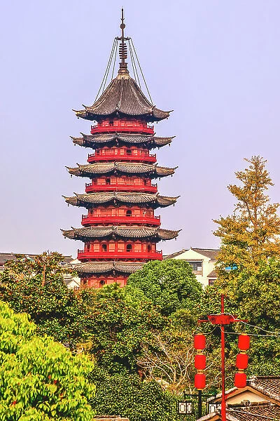 Ruiguang Pagoda built in 254 AD, Suzhou, China