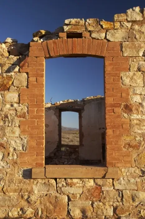 Framed Print : Ruins near Wilpena Pound, Flinders Ranges, South Australia, Australia