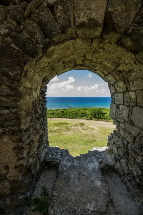 Framed Print : Ruins of Rust Op Twist Sugar Mill plantation, St. Croix, US Virgin Islands