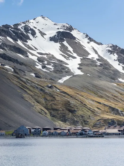 Framed Print : Ruins of Stromness Whaling Station in South Georgia Island Antarctica, South Georgia