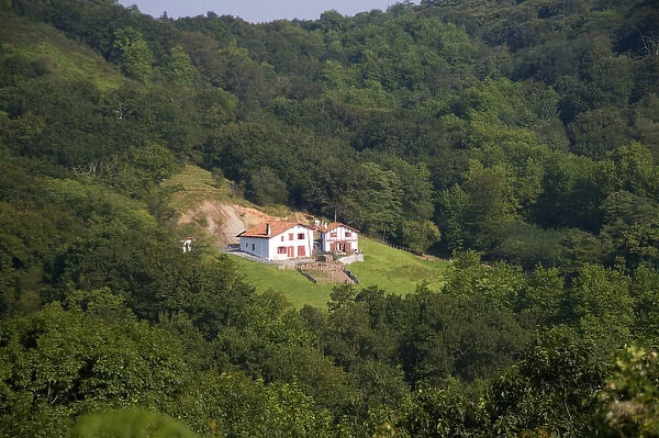 Rural farmhouse in the Pyrenees-Atlantiques department of French Basque Country