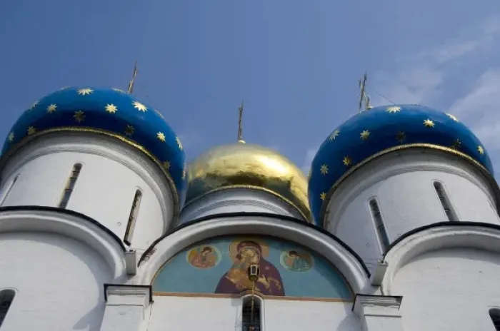 Framed Print : Russia, Golden Ring (aka Zolotoe Koltso), Sergiyev Posad (aka Sergiev), formerly Zagorsk