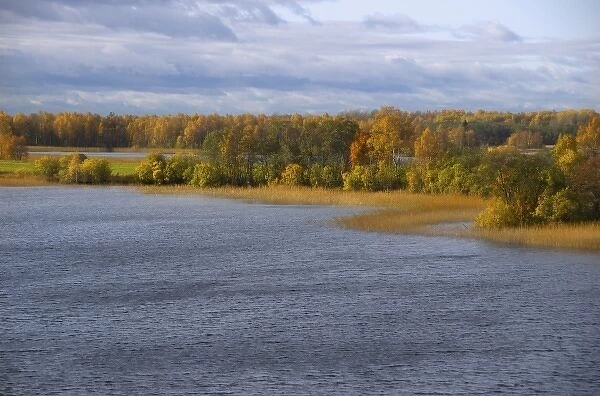 Russia, Karelia, Lake Onega shoreline, RESTRICTED: Not available for use by any River