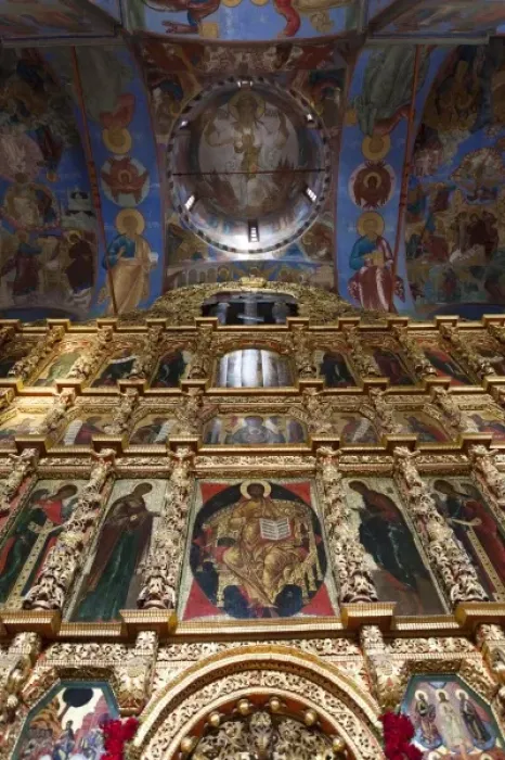 Framed Print : Russia, Kostroma Oblast, Golden Ring, Kostroma, Monastery of Saint Ipaty, Trinity Cathedral