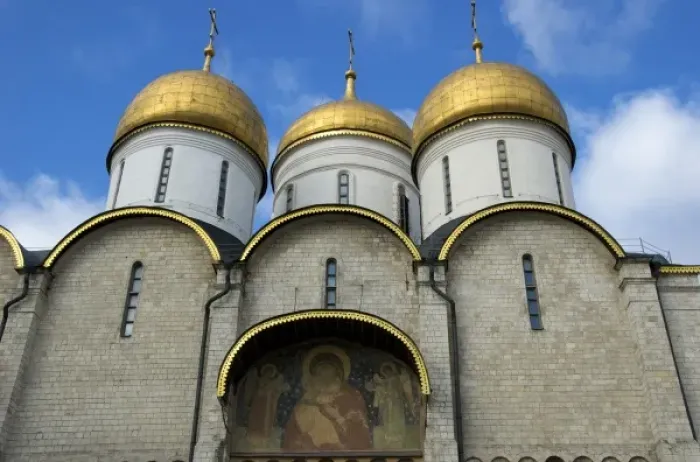 Framed Print : Russia, Moscow, Kremlin, Cathedral of the Dormition, RESTRICTED: Not available for Framed Print : Russia, Moscow, Kremlin, Cathedral of the Dormition, RESTRICTED: Not available for