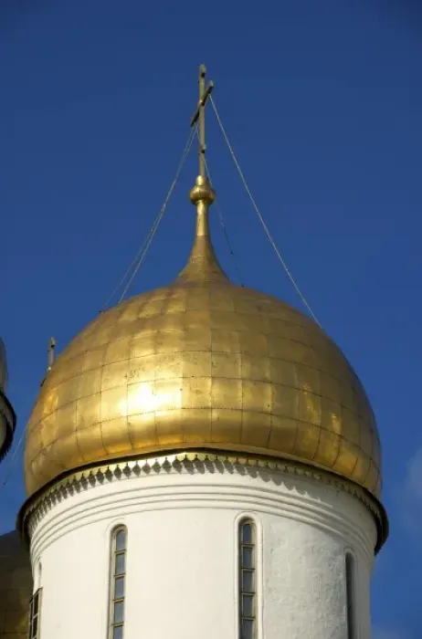 Framed Print : Russia, Moscow, Kremlin, gold dome of the Cathedral of the Dormition, RESTRICTED Framed Print : Russia, Moscow, Kremlin, gold dome of the Cathedral of the Dormition, RESTRICTED