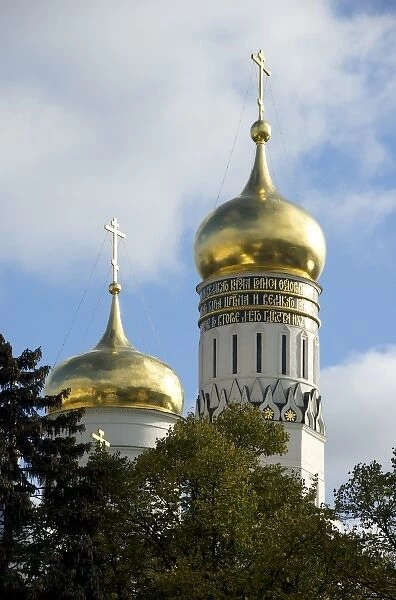 Russia, Moscow, Kremlin, Ivan the Great Bell Tower and Church of St. John Climacus