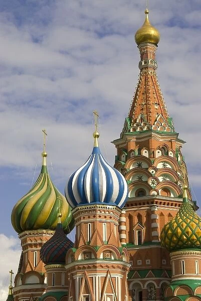 Russia. Moscow. Red Square. St. Basils Cathedral