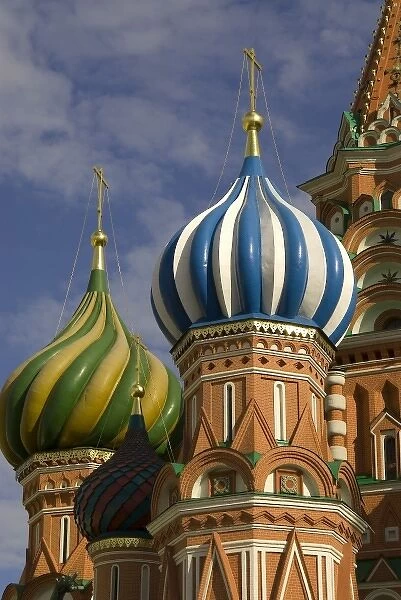 Russia. Moscow. Red Square. St. Basils Cathedral