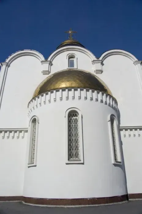 Framed Print : Russia, Murmansk. Largest city north of the Arctic Circle. Russian Orthodox Cathedral of St