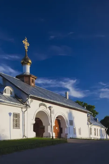 Framed Print : Russia, Pskovskaya Oblast, Pskov, Snetogorsky Monastery