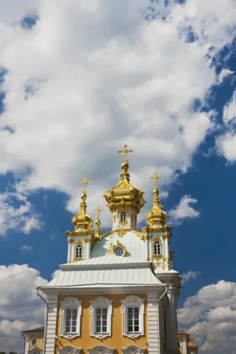 Framed Print : Russia, Saint Petersburg, Peterhof, Grand Palace, chapel wing Framed Print : Russia, Saint Petersburg, Peterhof, Grand Palace, chapel wing