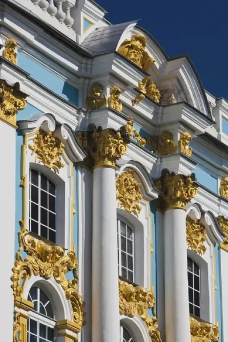 Framed Print : Russia, Saint Petersburg, Pushkin-Tsarskoye Selo, Catherine Palace