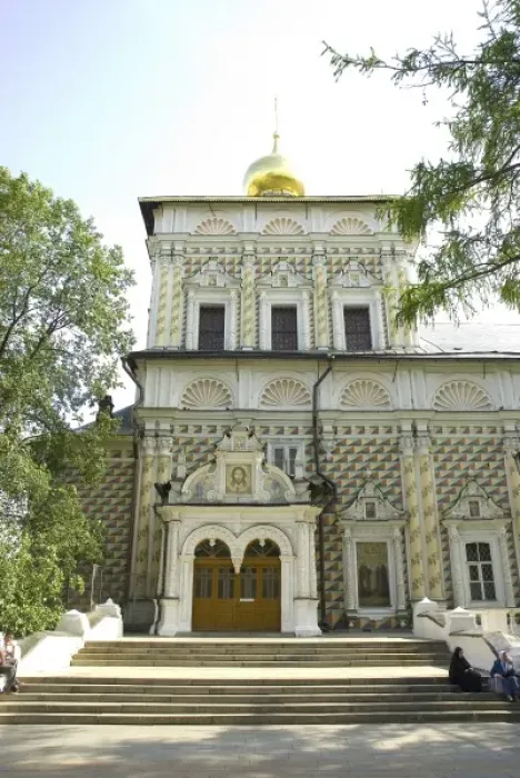 Framed Print : Russia. Sergiev Posad. Trinity Monastery. Refectory Church