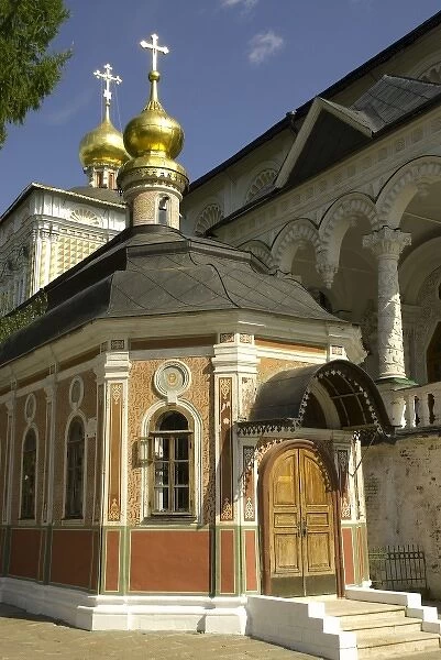 Russia. Sergiev Posad. Trinity Monastery. Tiny chapel
