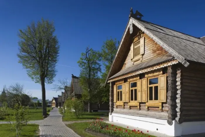 Framed Print : Russia, Vladimir Oblast, Golden Ring, Suzdal, Pushkarskaya Sloboda resort complex